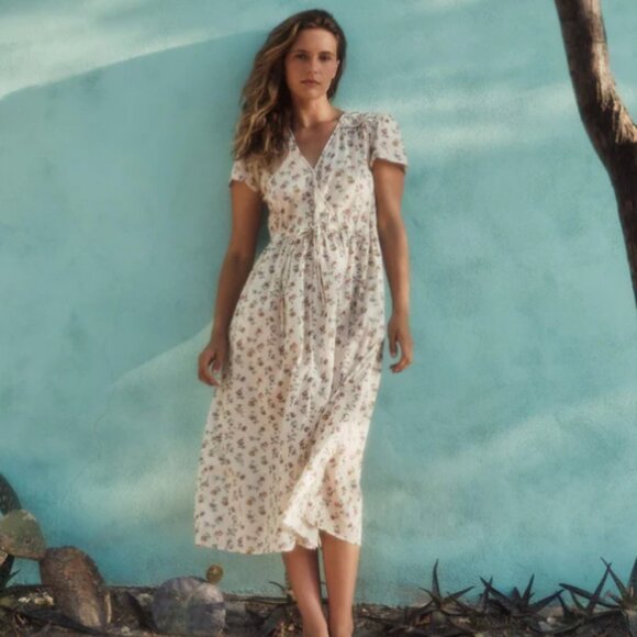 CHRISTY DAWN The Dawn Dress Floral Cream - Picture 2 of 16